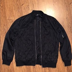 NWOT Black bomber jacket